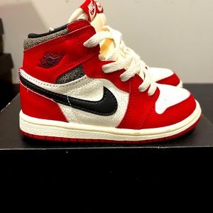 TODDLER JORDAN 1 RETRO HIGH LOST & FOUND SIZE 9C